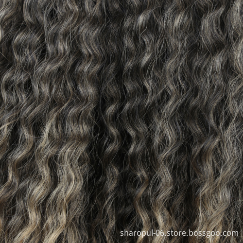 Brazilian Braids Hair extension 18inch 90gram Fox wave Jumbo crochet braid synthetic ombre braiding hair